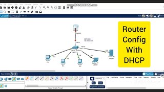 Basic router configuration with DHCP in cisco packet tracer explained in bangla  Sadman Realm [upl. by Chappy]