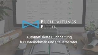 BuchhaltungsButler Erklärvideo  Buchhaltung online amp automatisiert [upl. by Warfourd]