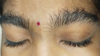 Eyebrow threading eyebrowtutorial tutorial bogole eyebrows [upl. by Alurta]