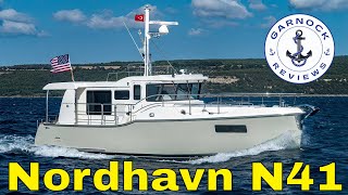 Nordhavn N41 Trawler Yacht Review  2021 Ft Lauderdale International Boat Show [upl. by Spring]