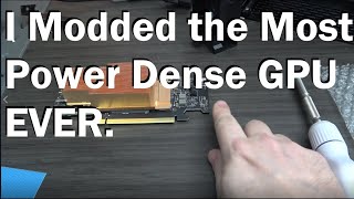 I Modded the most power dense SFF GPU EVER [upl. by Calabresi]