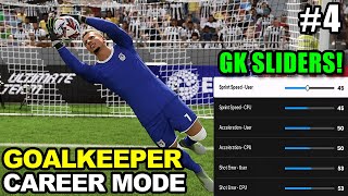 Goalkeeper Sliders  EA FC 25 Goalkeeper Career Mode EP4 [upl. by Nymrak]