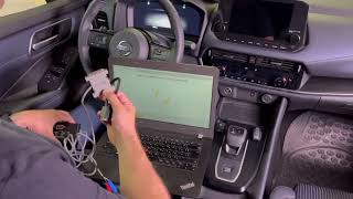 AVDI Abrites 2021 Nissan Qashqai J12 Key Programming using NN009 [upl. by Leimaj195]