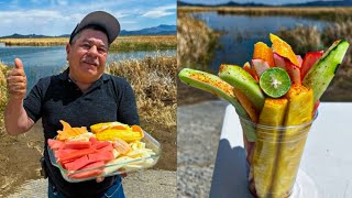 Como Hacer El Mejor Coctel De Frutas🌿💦🍉🍍Receta Facil [upl. by Arimaj]