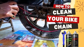 How to clean bike chain with use of OTO 2 Eye Chain Cleaner amp Lube [upl. by Turnheim367]