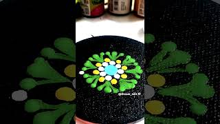 Dotting mandala without dotting tools mandala youtubeshorts shortsviral dreamedit art [upl. by Enyamrahc]