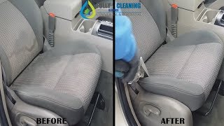 Professional Upholstery Cleaning  Dirty Car Seat [upl. by Aihsenak]