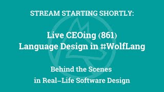 Live CEOing Ep 861 Language Design in Wolfram Language Engine Connectivity Engineering [upl. by Youlton]