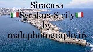 SyrakusOrtygia Sicily🇮🇹SiracusaItalyHD4KDJIDroneMaluphotography16AerialShots [upl. by Herod131]