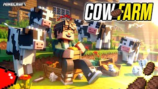 Cow Farm 🐄 for Minecraft pe 120  SPYDE GAMING [upl. by Selegna]