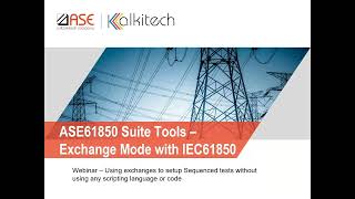 ASE61850 Exchanges Automated NoCode Simulate IEDs and run complex IEC 61850 workflowsmp4 [upl. by Bronny]