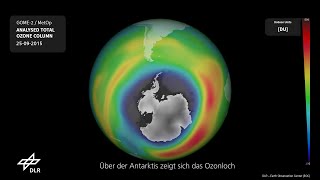 Ozonloch über der Antarktis erreicht wieder Rekordniveau [upl. by Mihe]