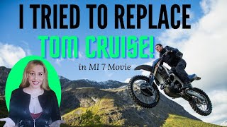 RatedR I Replaced Tom Cruise in Mission Impossible 7 Jumping from the Hill on a Bike [upl. by Roberson]