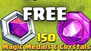 150 medaglie magiche e cristalli gratis link in descrizione [upl. by Yael98]