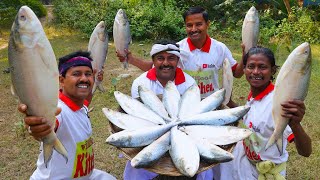 Sorshe Posto Doi Ilish Recipe  Jamaibabu special Hilsha curry  Ilish recipe for village people [upl. by Ttenaej369]