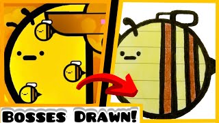 POPULAR Geometry Dash Boss Fights Drawn [upl. by Weigle]