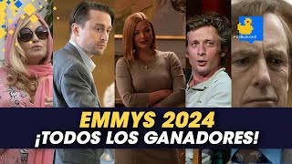 Emmys 2024 todos los ganadores ¡Succession arrasó [upl. by Ayhdiv]