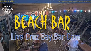 Beach Bar St John Webcam [upl. by Tod294]