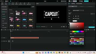 CARA MENYIMPAN EFEK TEKS SEBAGAI PRESET UNTUK DIGUNAKAN KEMBALI DI CAPCUT PC TUTORIAL CAPCUT PC [upl. by Aillicec]