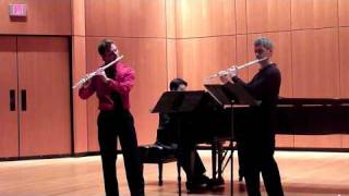 Three Dances for Two Flutes Gary Schocker [upl. by Arded481]