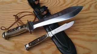 Puma Waidbesteck NickerampWaidblatt legendäre Messer aus Solingen  Germany legendary blades [upl. by Sirotek]