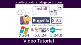 Install Bugzilla 503 on Windows 7 localhost  open source Perl bug tracking system byAO [upl. by Darya]