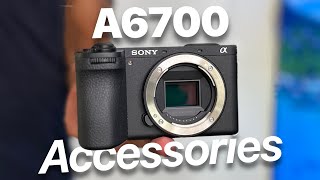 Sony A6700 Best Accessories DJI Mic Best Lenses and More [upl. by Aened]