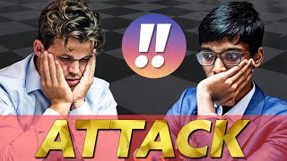 ATTACKING Game of the Year  Praggnanandhaa vs Magnus Carlsen  Norway Chess 2024 [upl. by Godliman]