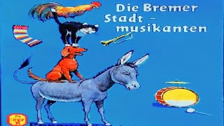 DIE BREMER STADTMUSIKANTEN  KINDER GESCHICHTE  GEBRÜDER GRIMM MÄRCHEN Vorlesen Mitlesen GuteNacht [upl. by Ferrel181]