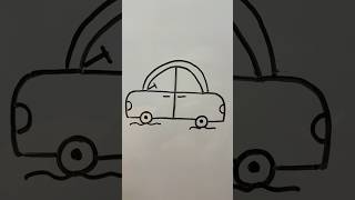 How to draw car using  Symbol  Car drawing car cars artist drawing art shorts draw [upl. by Nortyad338]