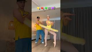 WE NEED TO KNOW 😅  APT DANCE by ROSÉ amp Bruno Mars dance trend viral couple funny shorts [upl. by Pestana492]