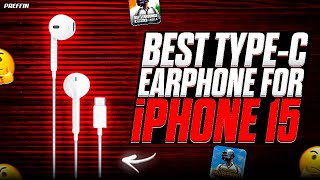 Top 3 Best Earphone For iPhone 15  Best TypeC Earphones for iPhone 15 Series [upl. by Solnit]