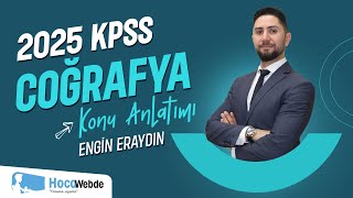 13 KPSS 2025 COĞRAFYA ENGİN ERAYDIN TÜRKİYENİN YER ŞEKİLLERİ  8 [upl. by Ahsiekar]