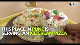 Polar Bear Ice Cream Shop In Viman Nagar Serves An Ice Cream Pizza  Curly Tales [upl. by Etsirhc]