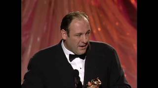 James Gandolfini Wins Best Actor TV Series Drama  Golden Globes Award 2000 [upl. by Assiroc]