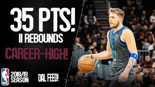 Luka Doncic CareerHigh 35 Points at Cleveland Cavaliers  Full Highlights 02022019 [upl. by Olinad]