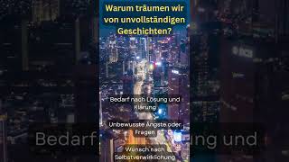 Warum träumen wir von unvollständigen Geschichten  sleep dream sleepmusic [upl. by Llemar690]