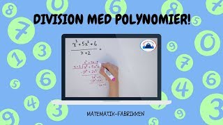 Algebraisk Lang Division Polynomier [upl. by Linus]