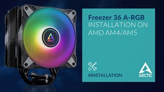 Freezer 36 ARGB Installation on AMD [upl. by Eelatsyrc618]