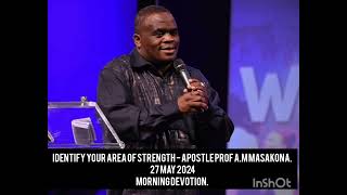 Identify your area of strength  Apostle Prof AM Masakona [upl. by Perle]