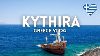 🇬🇷 Kythira Island  Beaches Artifacts amp Shipwrecks  Greece VLOG 4K [upl. by Aimik]