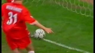 Middlesbrough v Spurs 200203 JUNINHO MACCARONE NEMETH CHRISTIE GOAL [upl. by Demetra]