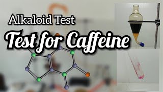 Murexide test  Test for caffeine  Alkaloid test [upl. by Jacquette]