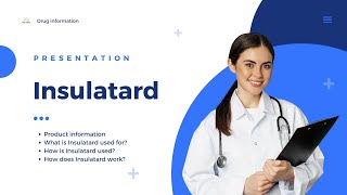 Insulatard  Product information uses dosage mechanism  insulin [upl. by Emirak]