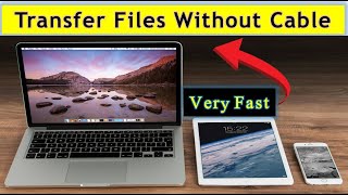 How to Transfer Files From Mobile To Laptop Without Data Cable  Share Files From Mobile To Laptop [upl. by Ethelind]