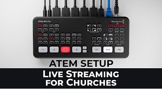 Setup the ATEM Mini Pro to Live Stream [upl. by Mansfield]