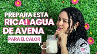 Prepara la MEJOR bebida de AVENA en casa en segundos  Receta 👌 [upl. by Lehplar]