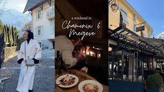 CHAMONIX amp MEGEVE VLOG cozy chalet in the French Alps iceskating amp exploring the prettiest towns [upl. by Lienhard]