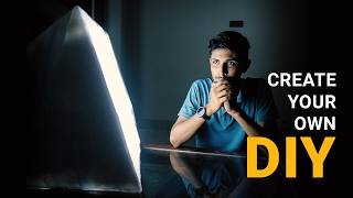 How To Make A DIY SOFTBOX YouTube Video Light [upl. by Marvel]