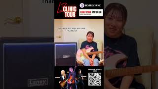 LisaX Is coming to Malaysia ✨ shorts bentleymusic l3guitartour laney [upl. by Ailet705]